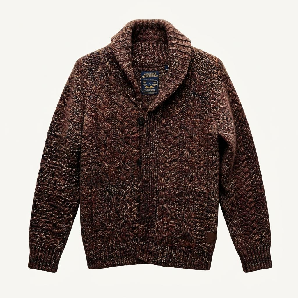 GENUINE OUTERWEAR 스카치앤소다 숄카라 집업 가디건 M 1