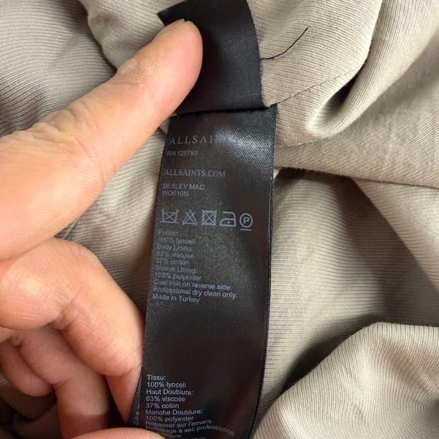 Allsaints trench coat S 8