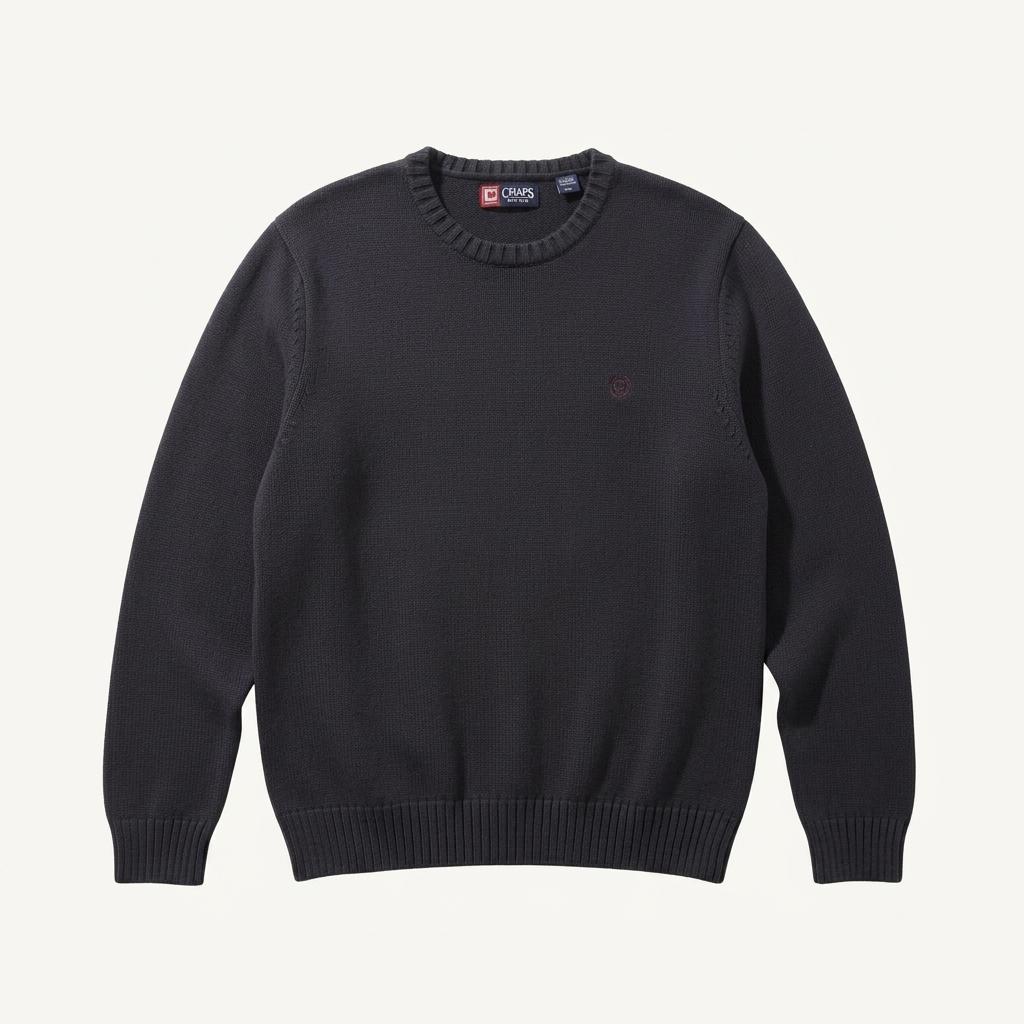 Polo Chaps vintage sweater navy L 1