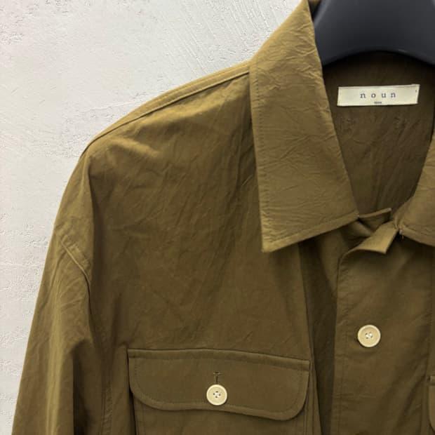 Noun wrinkle shirt jacket khaki 2 4