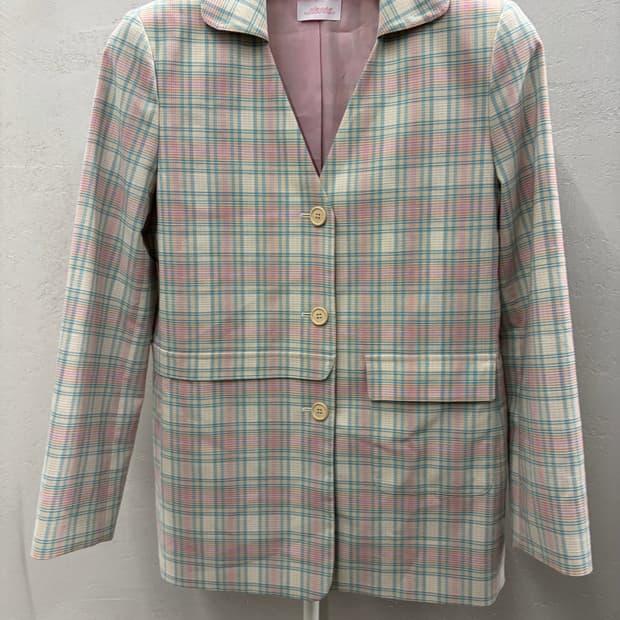 Sinoon vintage check jachet 3
