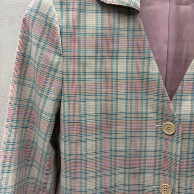 Sinoon vintage check jachet 4