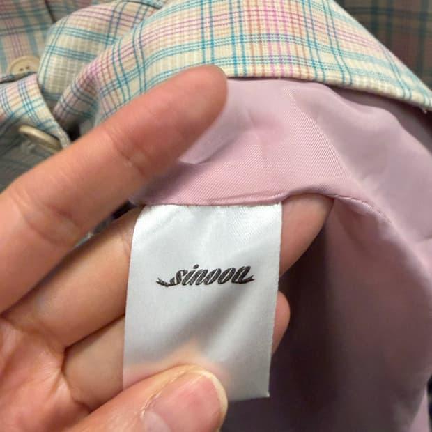 Sinoon vintage check jachet 7