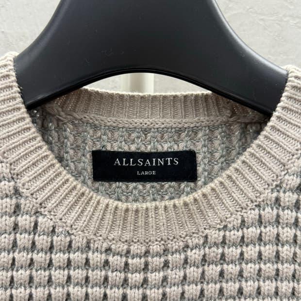All Saints 미국빈티지 올세인츠 와플 니트 L 5