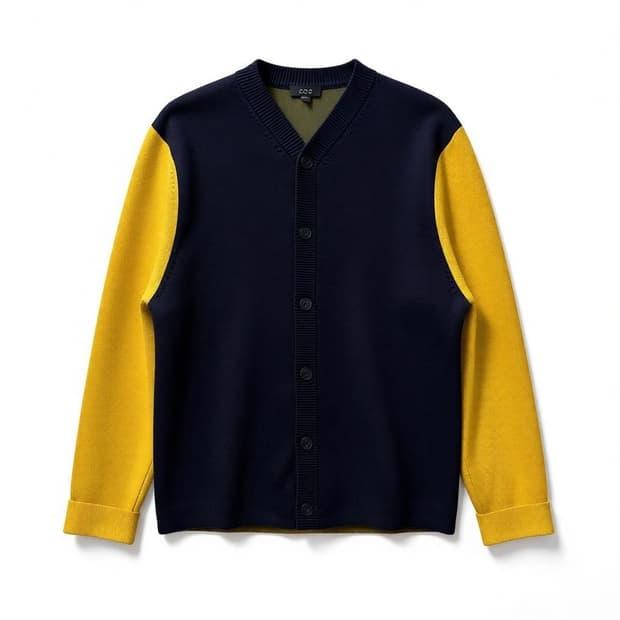 COS Two-tone cardigan L 2