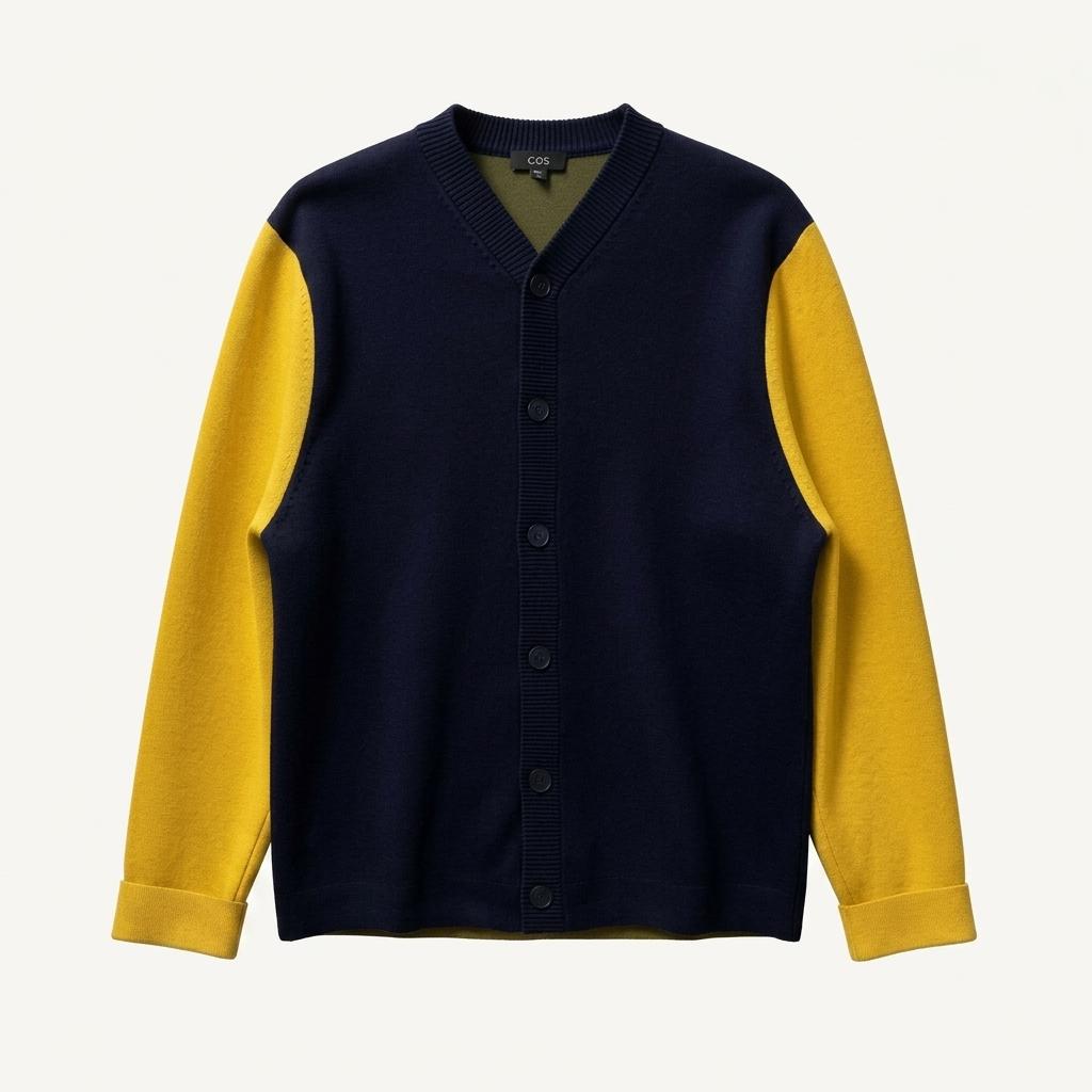 COS Two-tone cardigan L 1