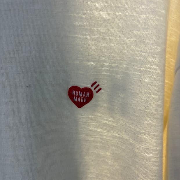 Human Made heart badge t-shirt 2XL 6