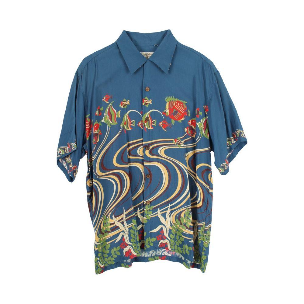 JAPAN (MEN - F) 레이온 하와이안 반팔 셔츠 2