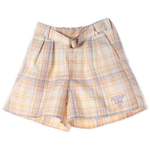 JAPAN (WOMEN - XS) 폴리 체크 패턴 쇼츠 2