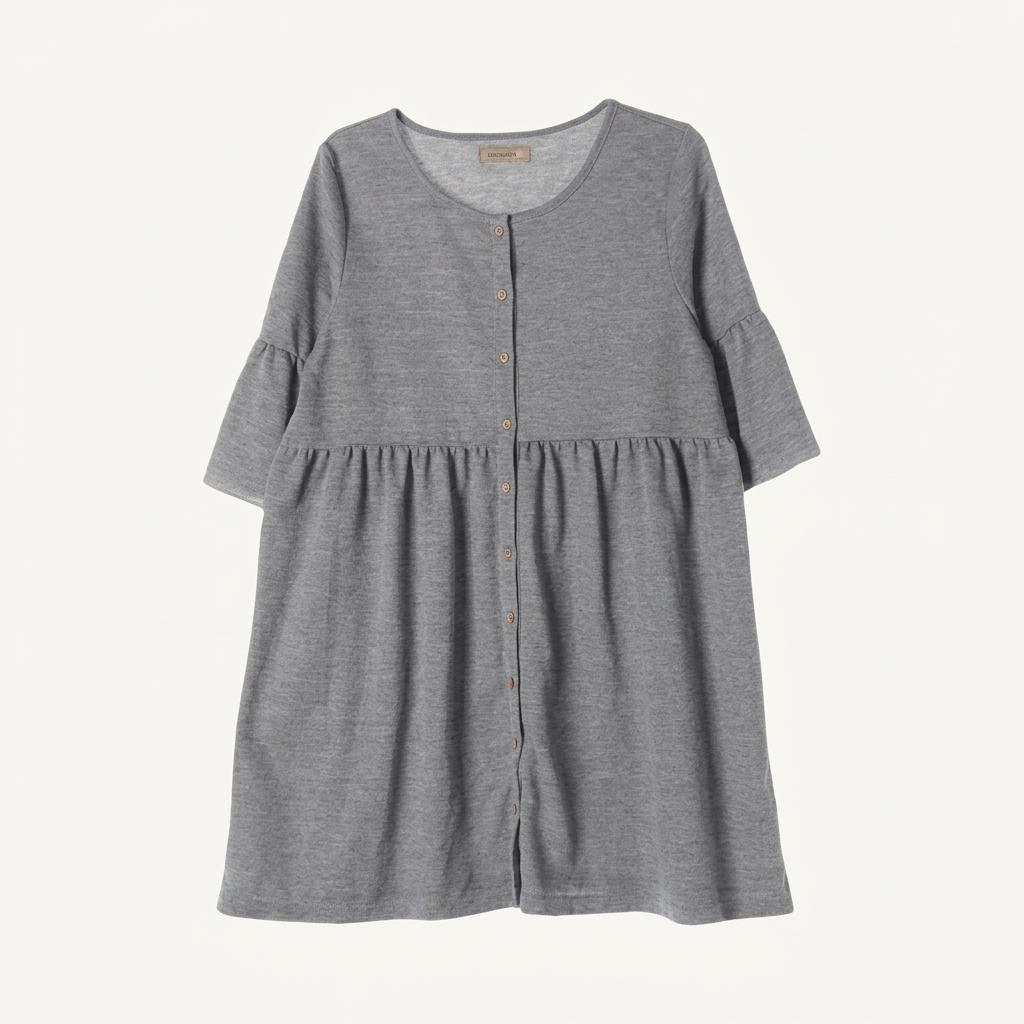 JAPAN (WOMEN - M/L) 폴리 티어드 원피스 1