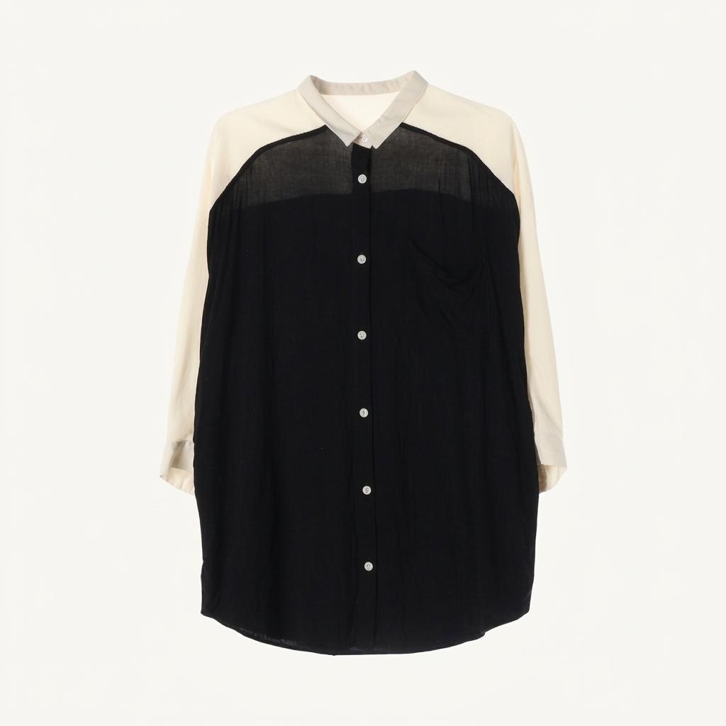 JAPAN (WOMEN - F) 레이온 시스루 블라우스 1