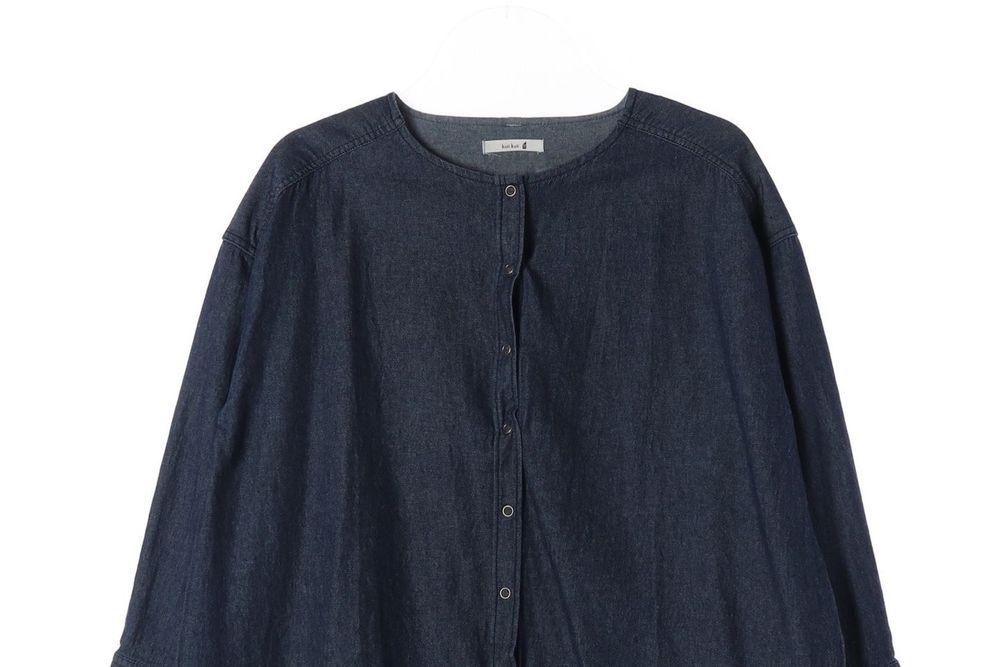 JAPAN (WOMEN - M/L) 코튼 데님 블라우스 3