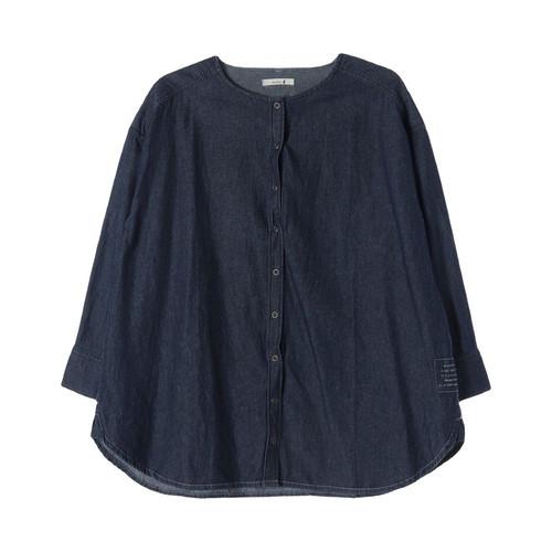 JAPAN (WOMEN - M/L) 코튼 데님 블라우스 2