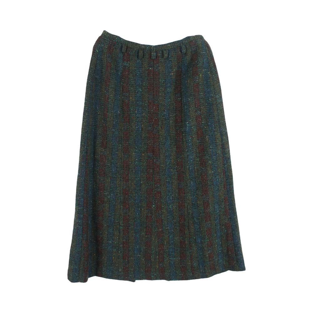 JAPAN (WOMEN - L) [SET] 울 블렌드 멀티 컬러 자켓 & 스커트 10