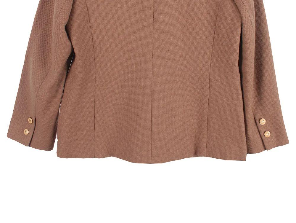 JAPAN (WOMEN - M) [SET] 울 100% 더블 버튼 자켓 & 스커트 8