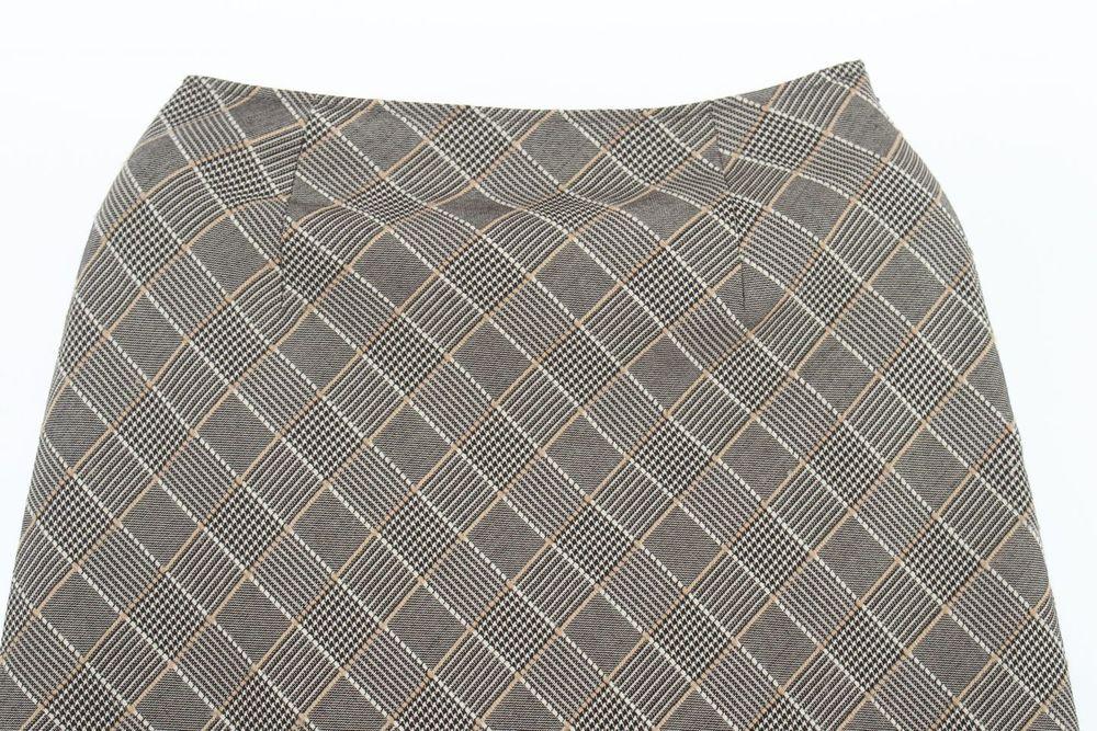 JAPAN (WOMEN - XS) 울 블렌드 체크 패턴 스커트 3