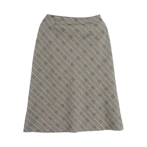 JAPAN (WOMEN - XS) 울 블렌드 체크 패턴 스커트 2