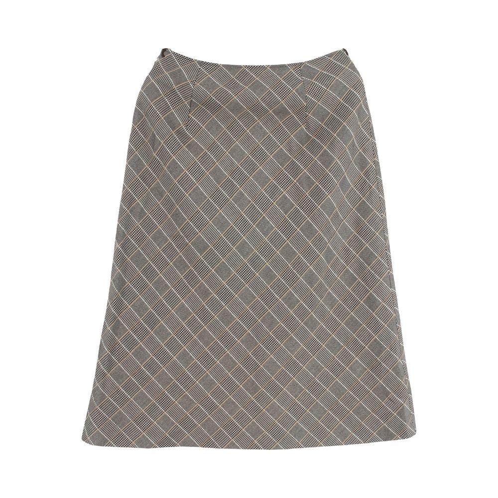 JAPAN (WOMEN - XS) 울 블렌드 체크 패턴 스커트 5