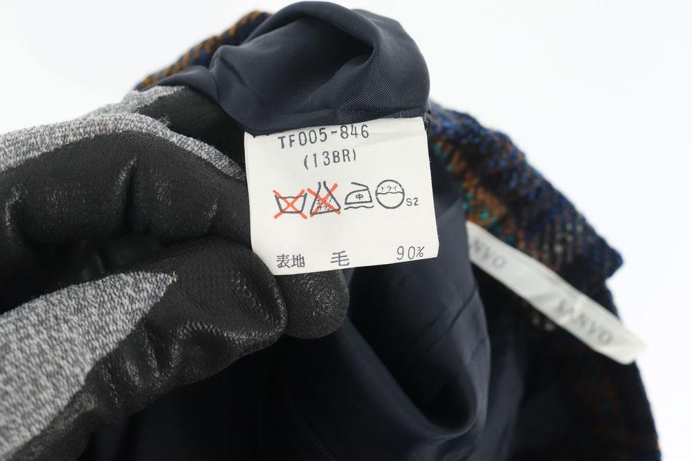 JAPAN (MEN - M) 울 블렌드 체크 패턴 스커트 9