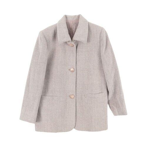 JAPAN (WOMEN - M) 앙고라 울 블렌드 버튼 자켓 2