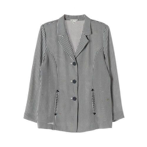 JAPAN (WOMEN - M) 폴리 체크 패턴 자켓 2