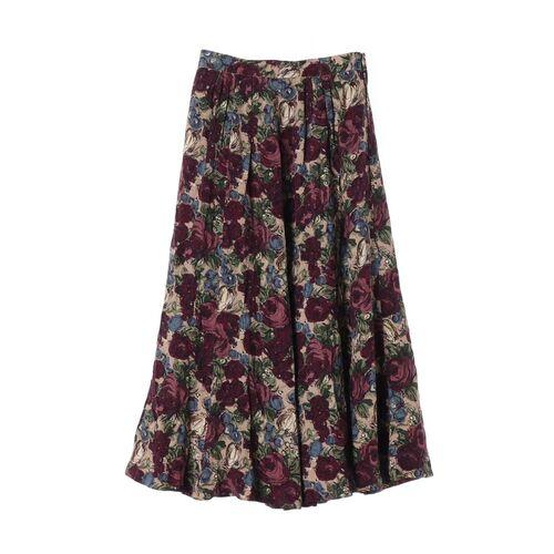JAPAN (WOMEN - XS) 레이온 플라워 패턴 스커트 2