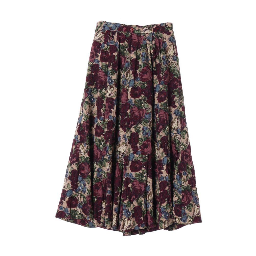 JAPAN (WOMEN - XS) 레이온 플라워 패턴 스커트 6