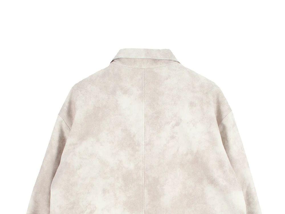 KOREA (MEN - XL) 비건 레더 롱 자켓 7