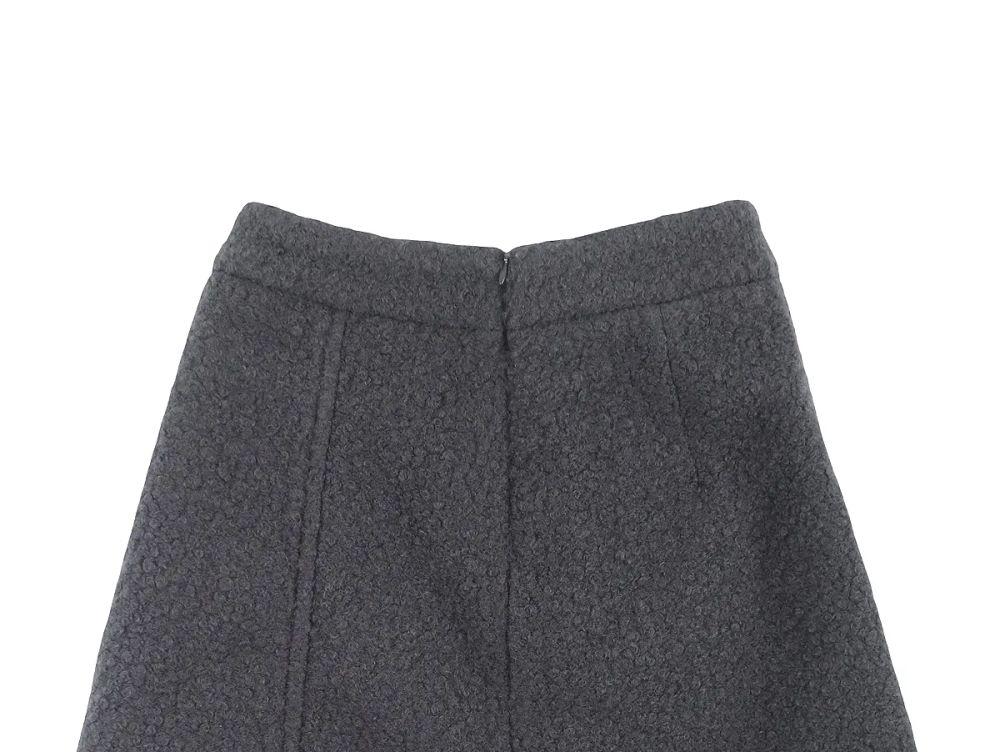 KOREA (WOMEN - S) 울 블렌드 스커트 4