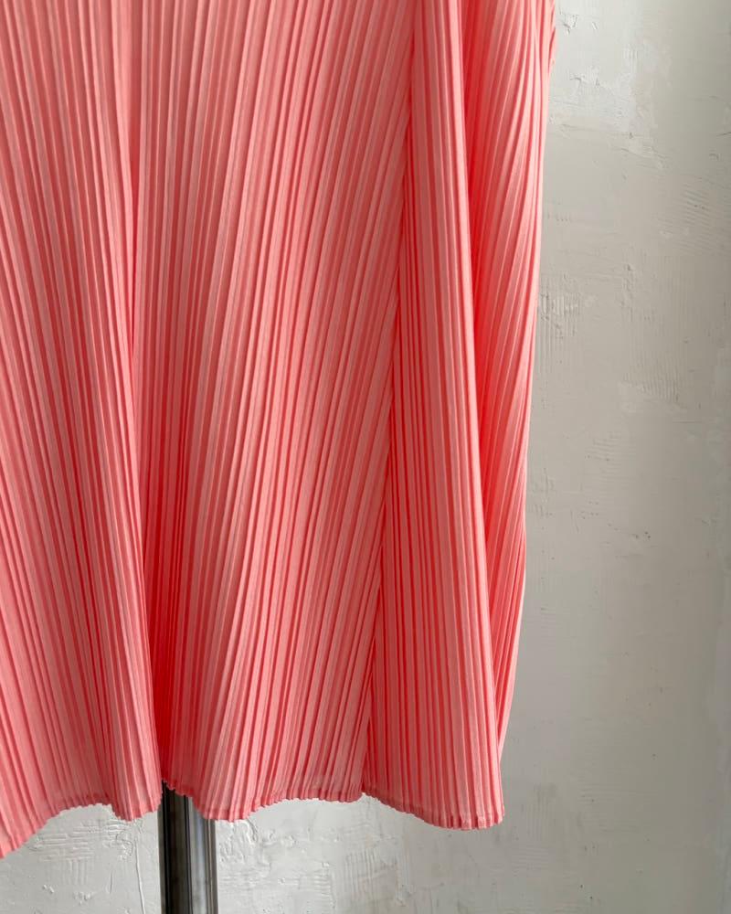 Pleats Please 플리츠플리즈 핑크 컬러 플리츠 슬리브리스 9