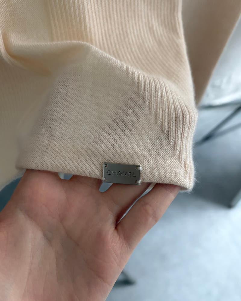 Chanel 샤넬 아이보리 팬던트 캐시미어 니트 9