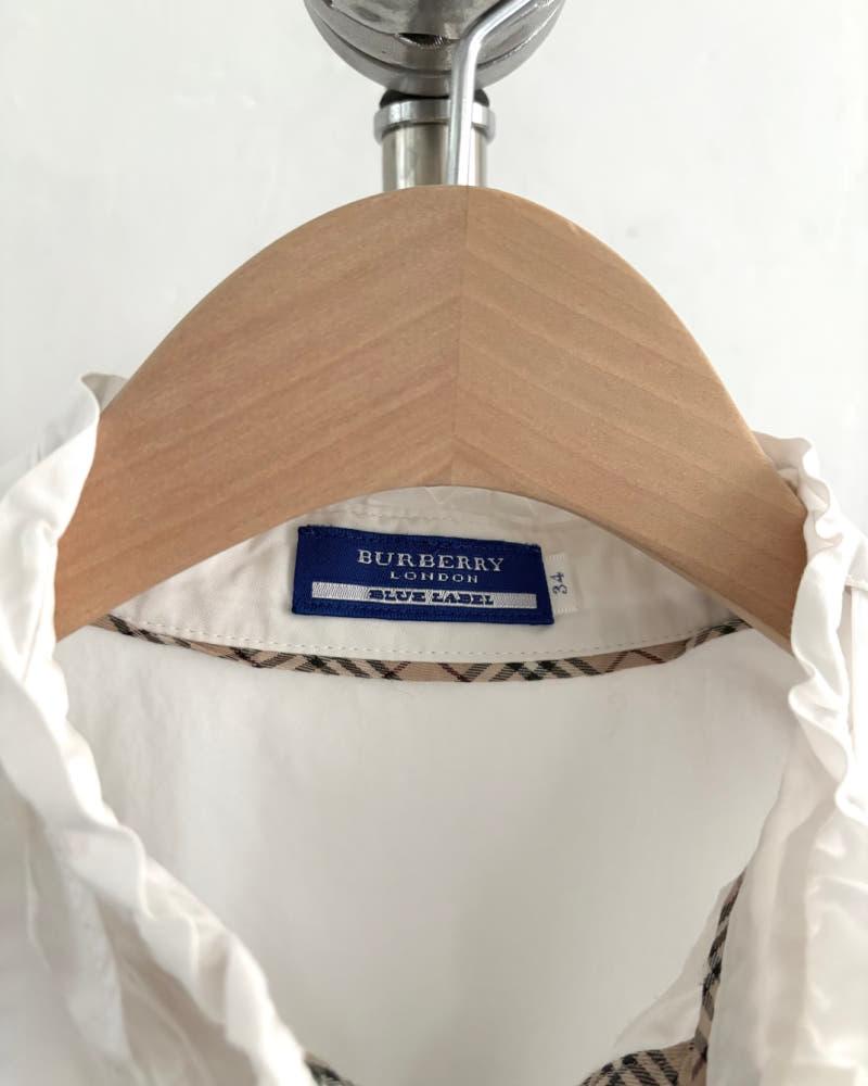 Burberry 버버리 블루라벨 화이트 러플 셔츠 5