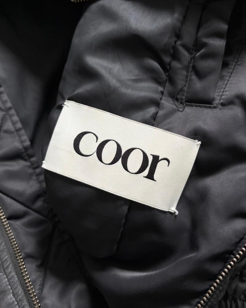 Coor 쿠어 워시드 블랙 MA-1 봄버 자켓 6