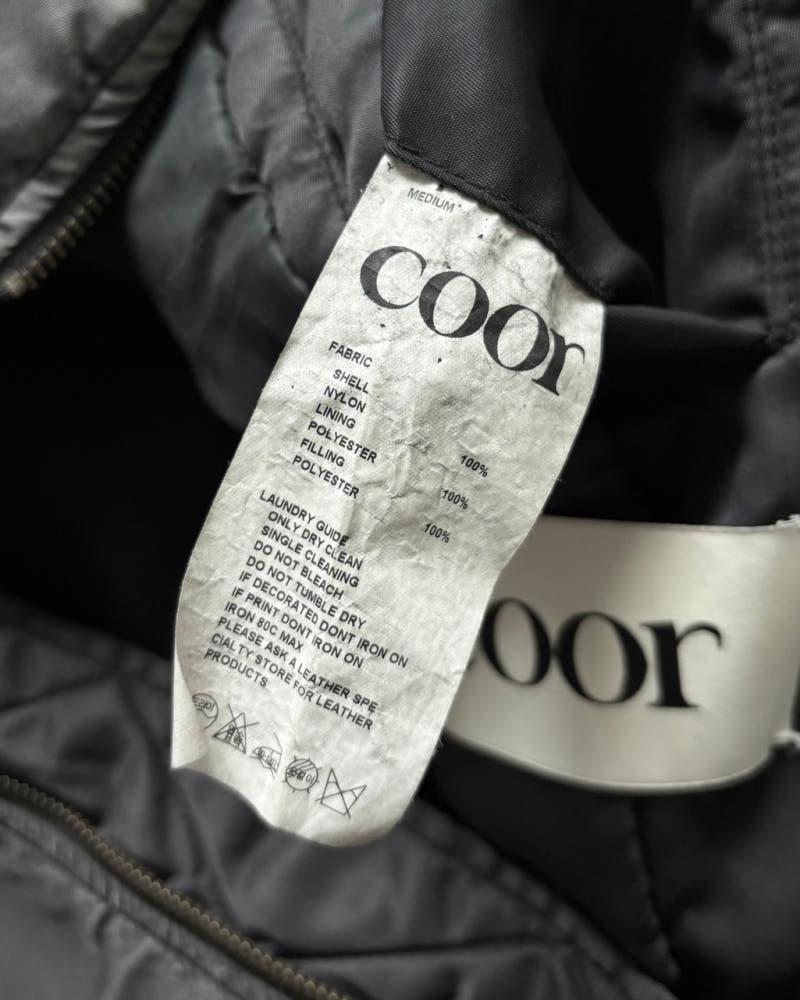 Coor 쿠어 워시드 블랙 MA-1 봄버 자켓 7