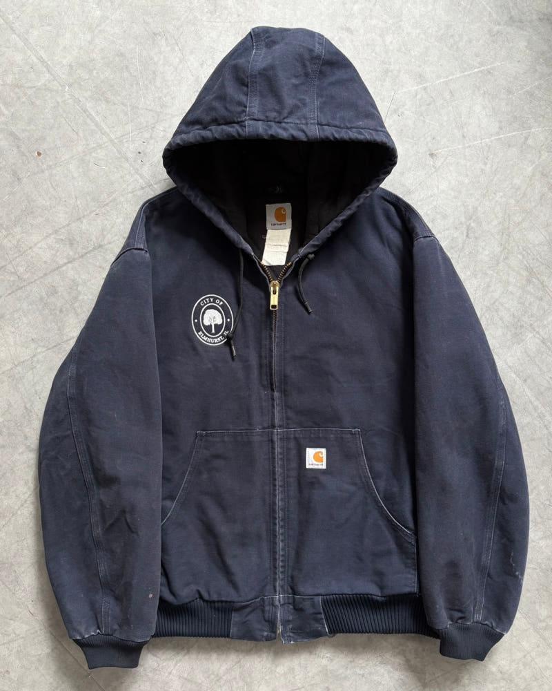 Carhartt 칼하트 네이비 덕 액티브 워크 자켓 3