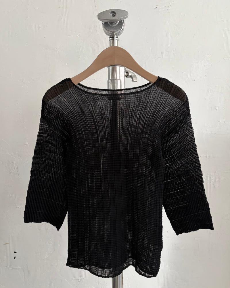 Emporio Armani 엠포리오 아르마니 90‘s 블랙 플리츠 3