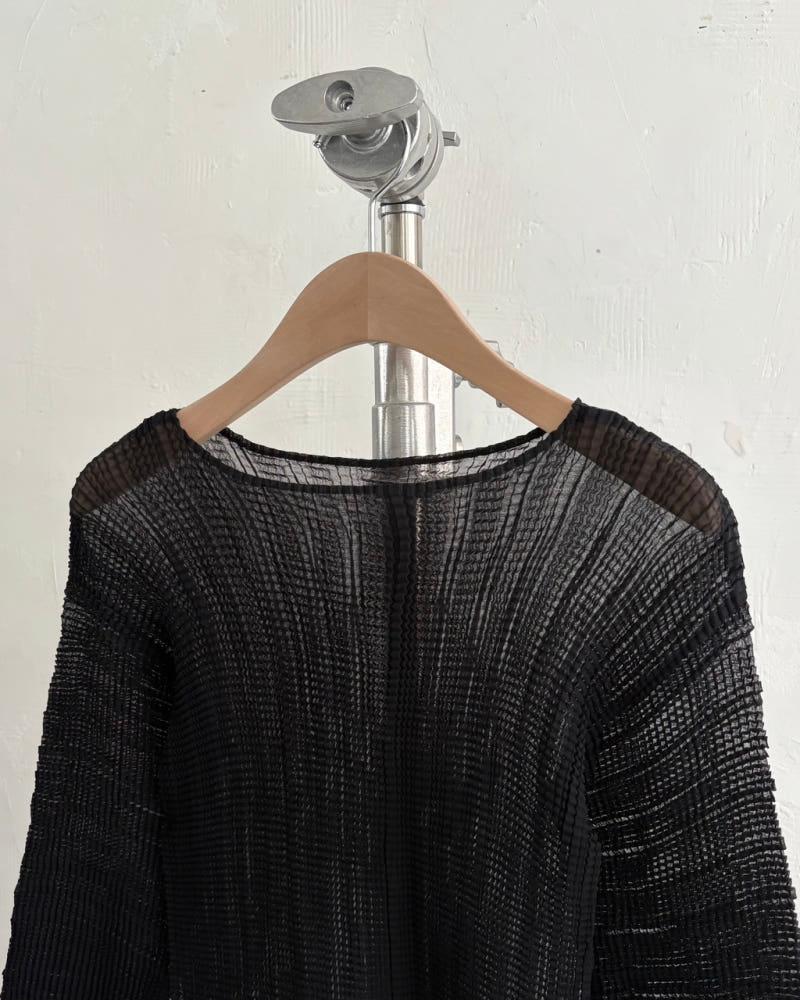 Emporio Armani 엠포리오 아르마니 90‘s 블랙 플리츠 4