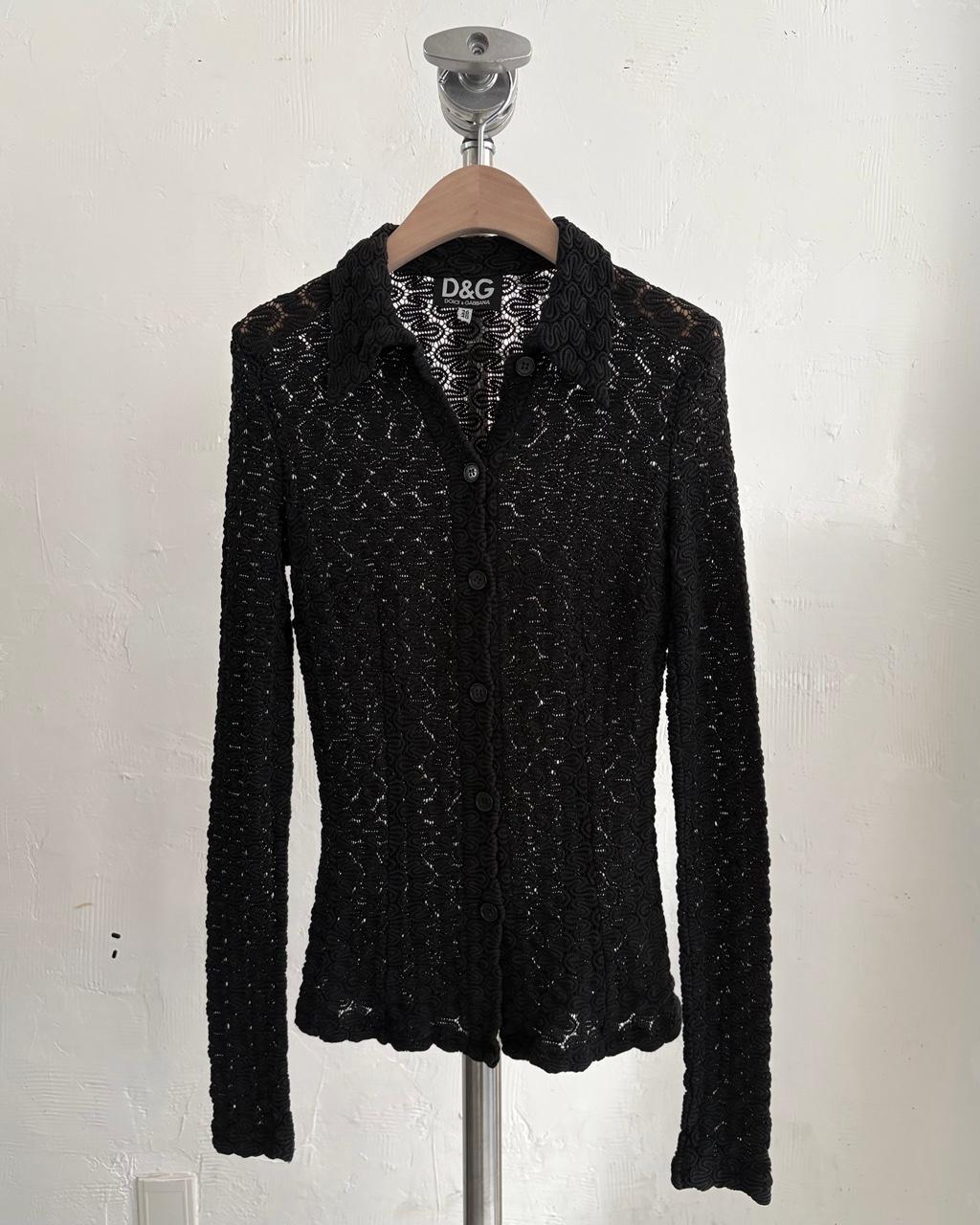 Dolce & Gabbana 돌체앤가바나 레이스 카라 셔츠 2