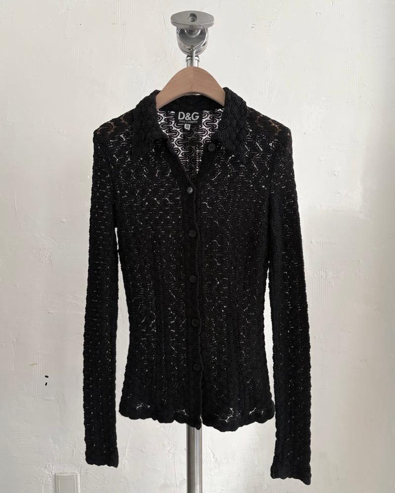 Dolce & Gabbana 돌체앤가바나 레이스 카라 셔츠 3