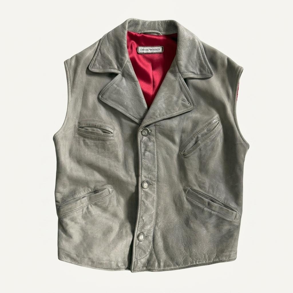 Emporio Armani 엠포리오 아르마니 90‘s 레더 베스트 1