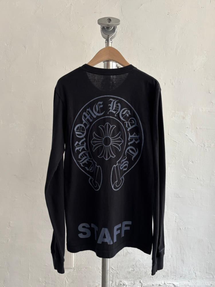 Chrome Hearts 크롬하츠 그레이 홀스슈 로고 스태프 롱슬리브 7