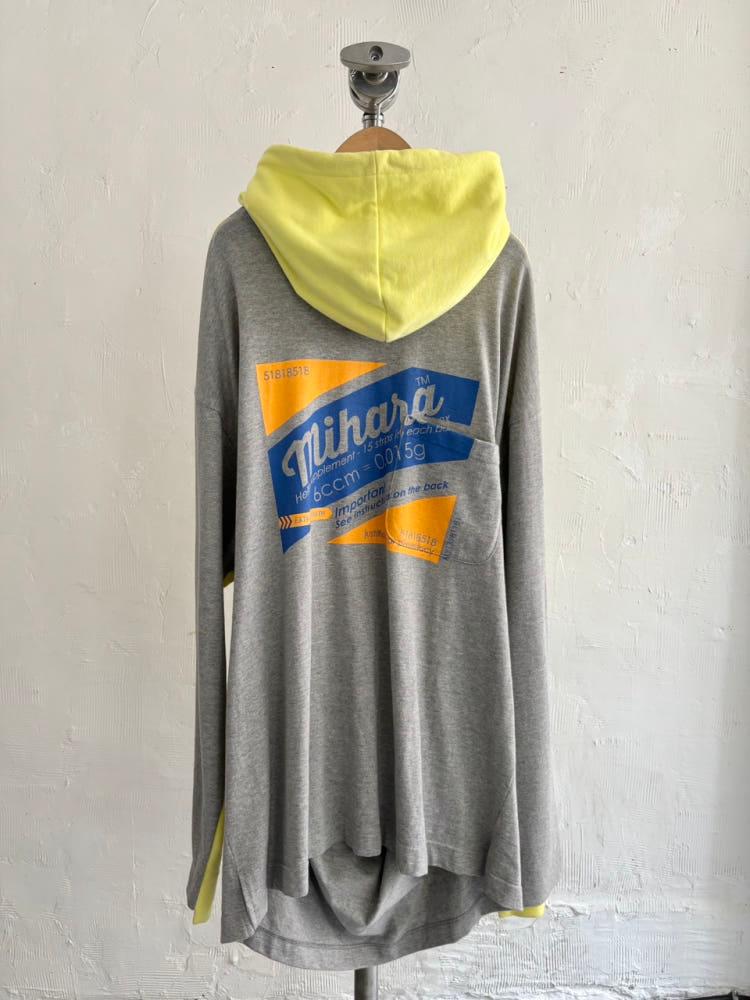 MIHARA YASUHIRO x diskunion 미하라 야스히로 옐로우 더블 프론트 후디 10