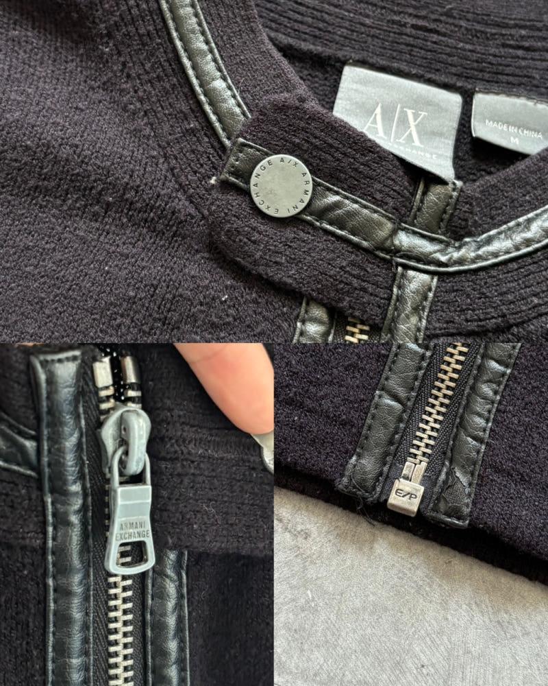 Armani Exchange 아르마니 익스체인지 블랙 니트 집업 9