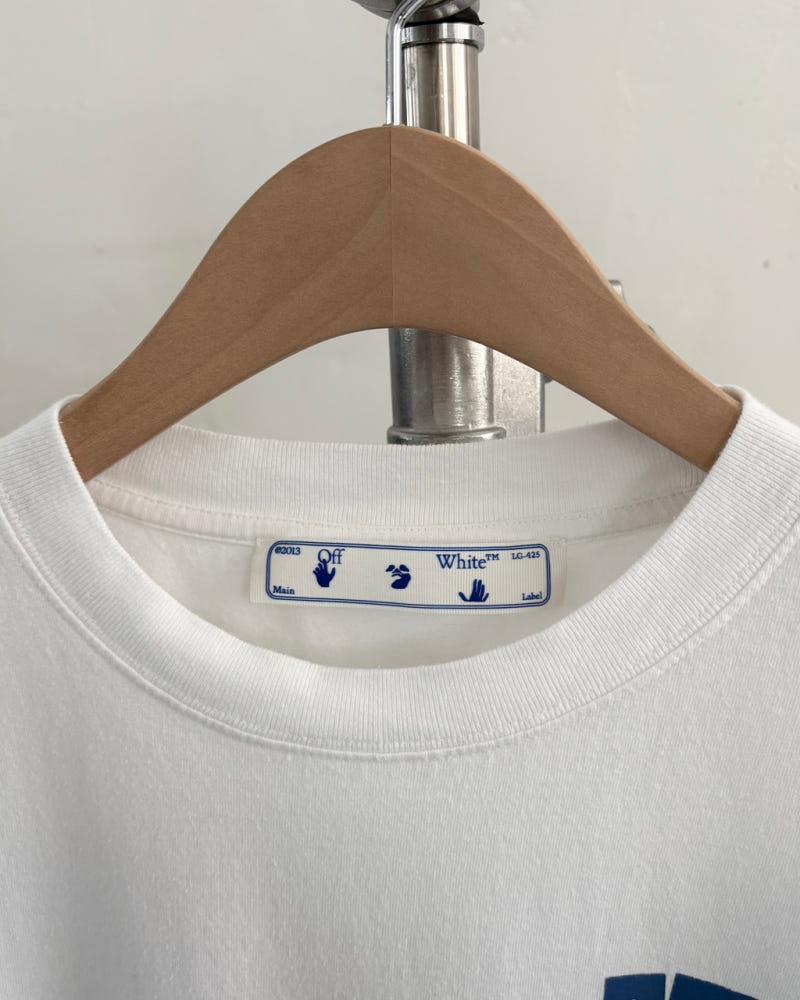 Off-White 오프화이트 화이트 핸드 애로우 티셔츠 5
