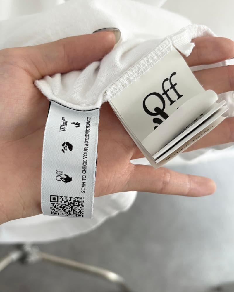 Off-White 오프화이트 화이트 핸드 애로우 티셔츠 7
