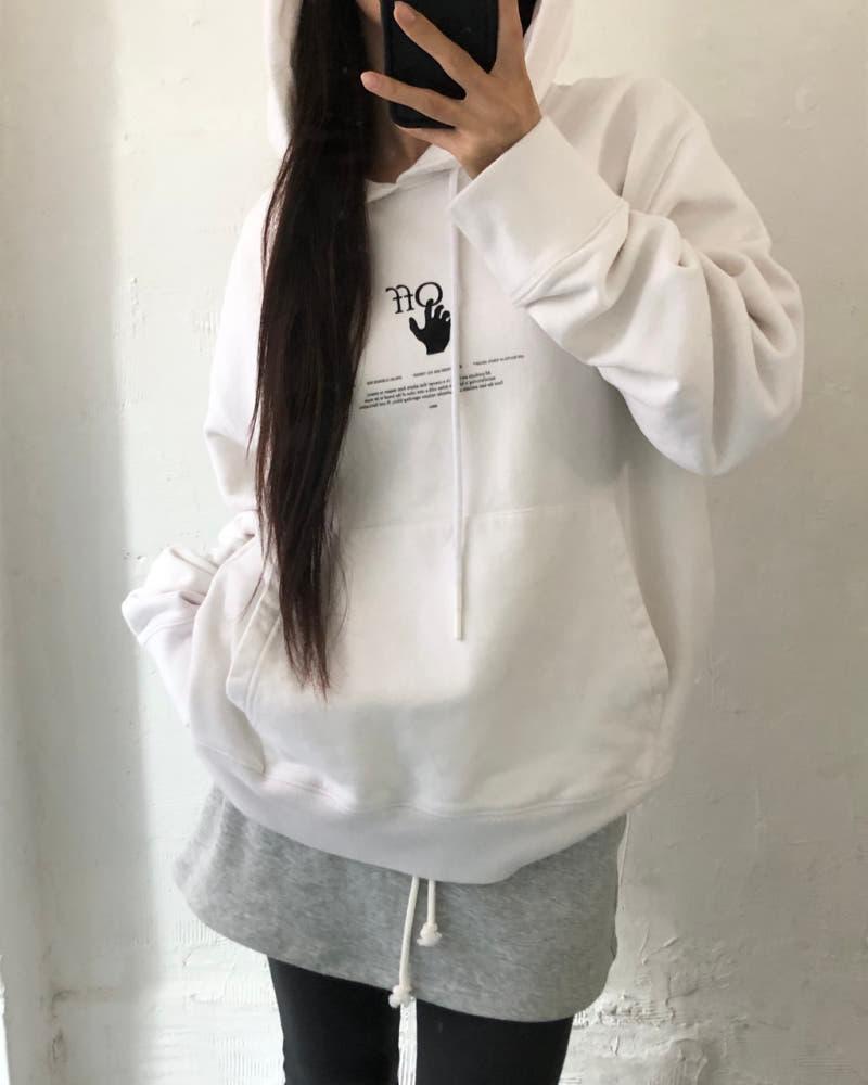Off-White 오프화이트 화이트 버블 그래피티 후드티 4