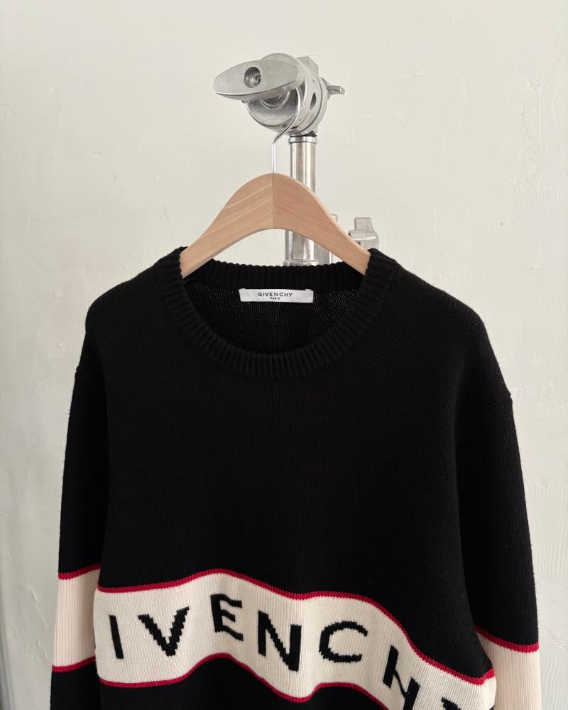 Givenchy 지방시 인타르시아 로고 울 니트 4