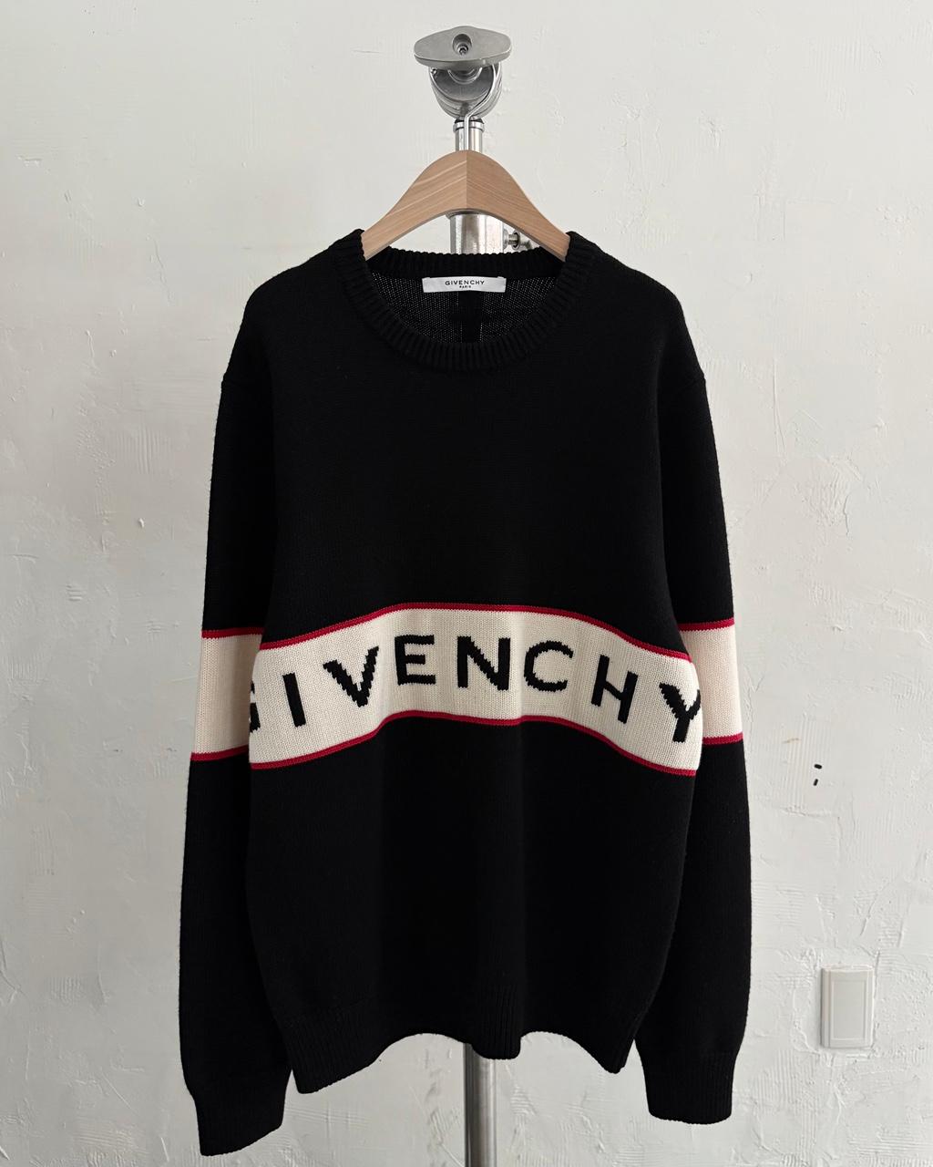 Givenchy 지방시 인타르시아 로고 울 니트 2