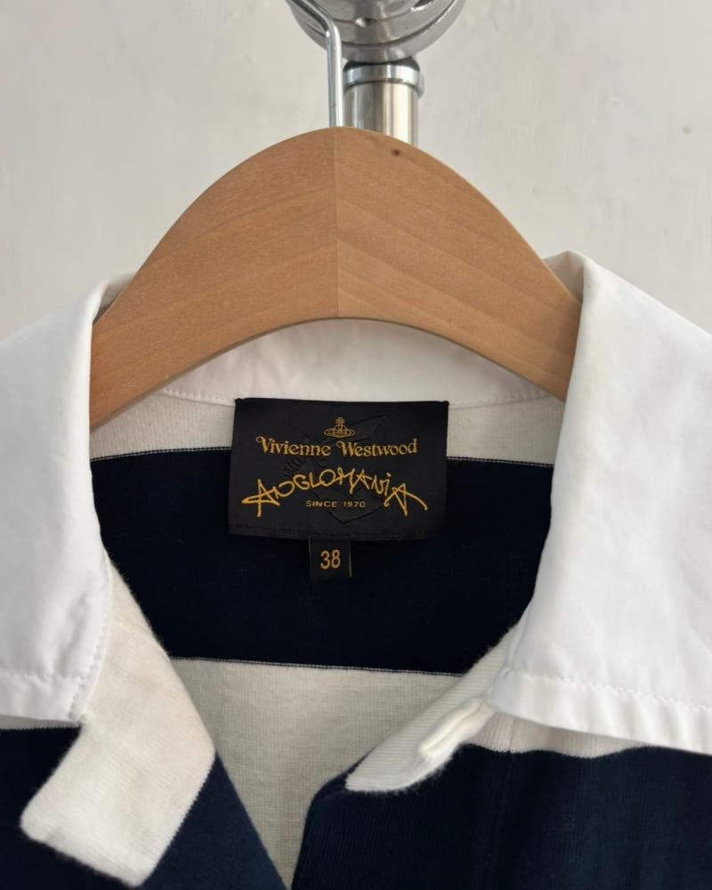 Vivienne Westwood 비비안웨스트우드 로고 단가라 크롭 맨투맨 5