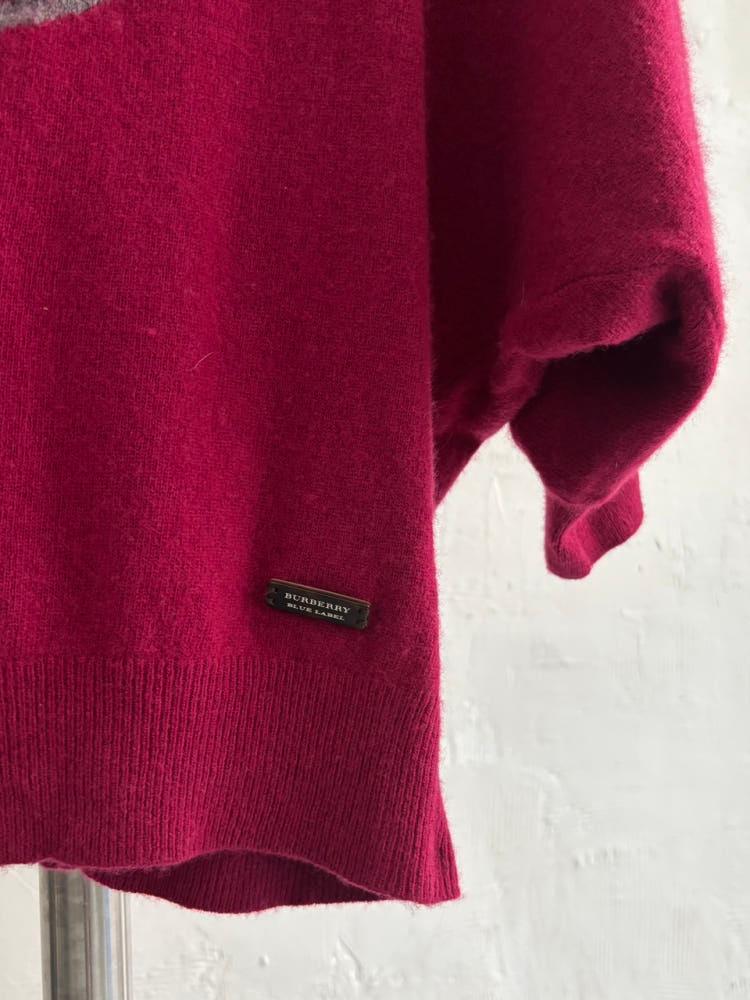 Burberry 버버리 블루라벨 울 캐시미어 하트로고 2way 니트 가디건 10